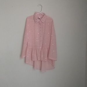 Beautees shirts tops girl long sleeve size small